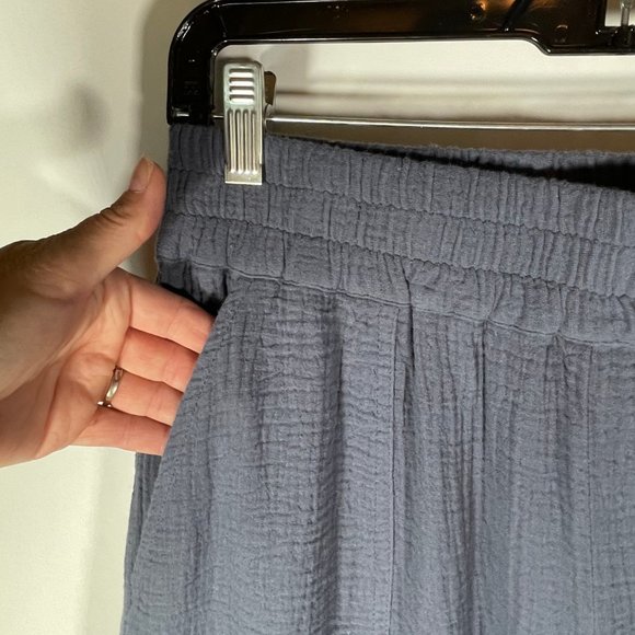 NWT RSQ Wide Leg Cargo Pants in Steel Blue - Picture 4 of 10